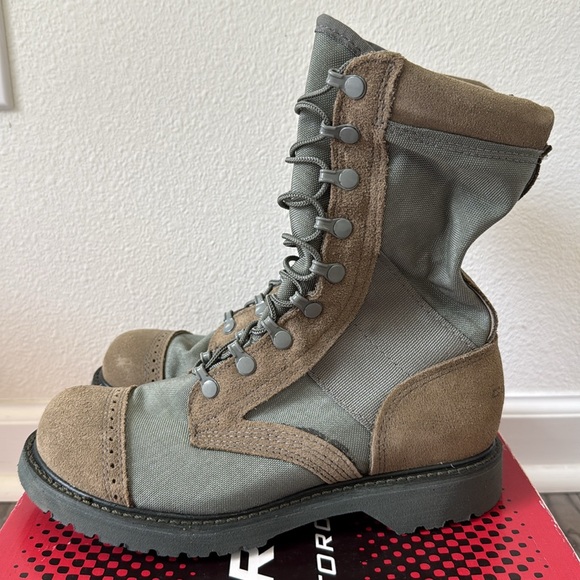 CORCORAN Sage Green Rough out Leather BOOTS 6.5 EE 87146 size 6.5 main image 4